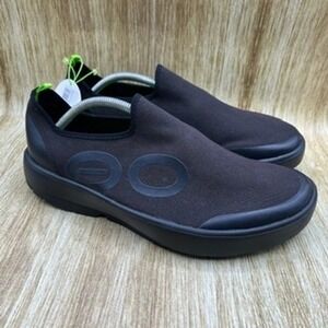 Oofos Oomg Eezee Men's Size 12 Black Slip On Casual Comfort Shoes Recovery NEW